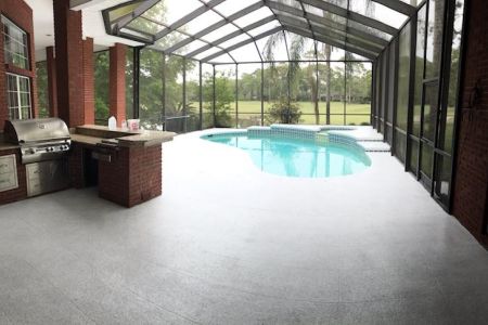 Pool deck coatings